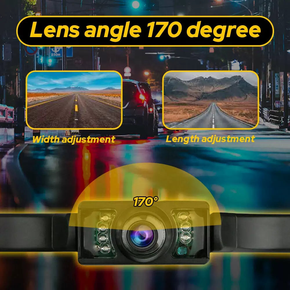 Parking Camera Wide 170° Waterproof Night Vision Car Rear View Reverse Backup US 6B93BC-57 [10]