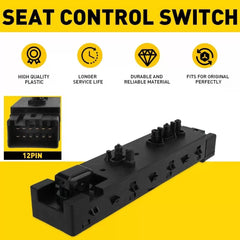 Passenger Right Power Front Seat Switch 10 For Way Ford 2009-2017 F150 US 6B93BC-57 [1]