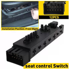 Passenger Right Power Front Seat Switch 10 For Way Ford 2009-2017 F150 US 6B93BC-57 [4]