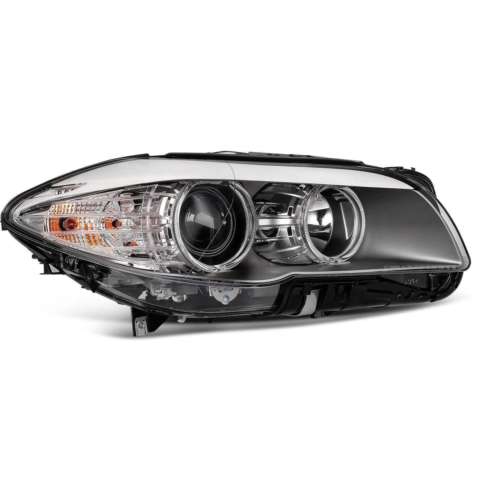 Passenger Right Side Headlight For 2011-2013 BMW 528i 535i 550i xDrive Black 6B93BC-57 [2]