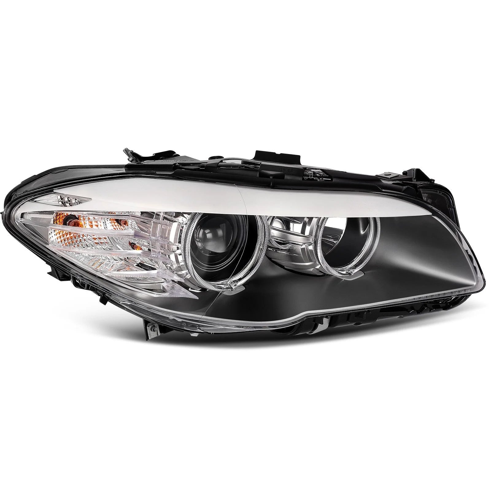 Passenger Right Side Headlight For 2011-2013 BMW 528i 535i 550i xDrive Black 6B93BC-57 [3]