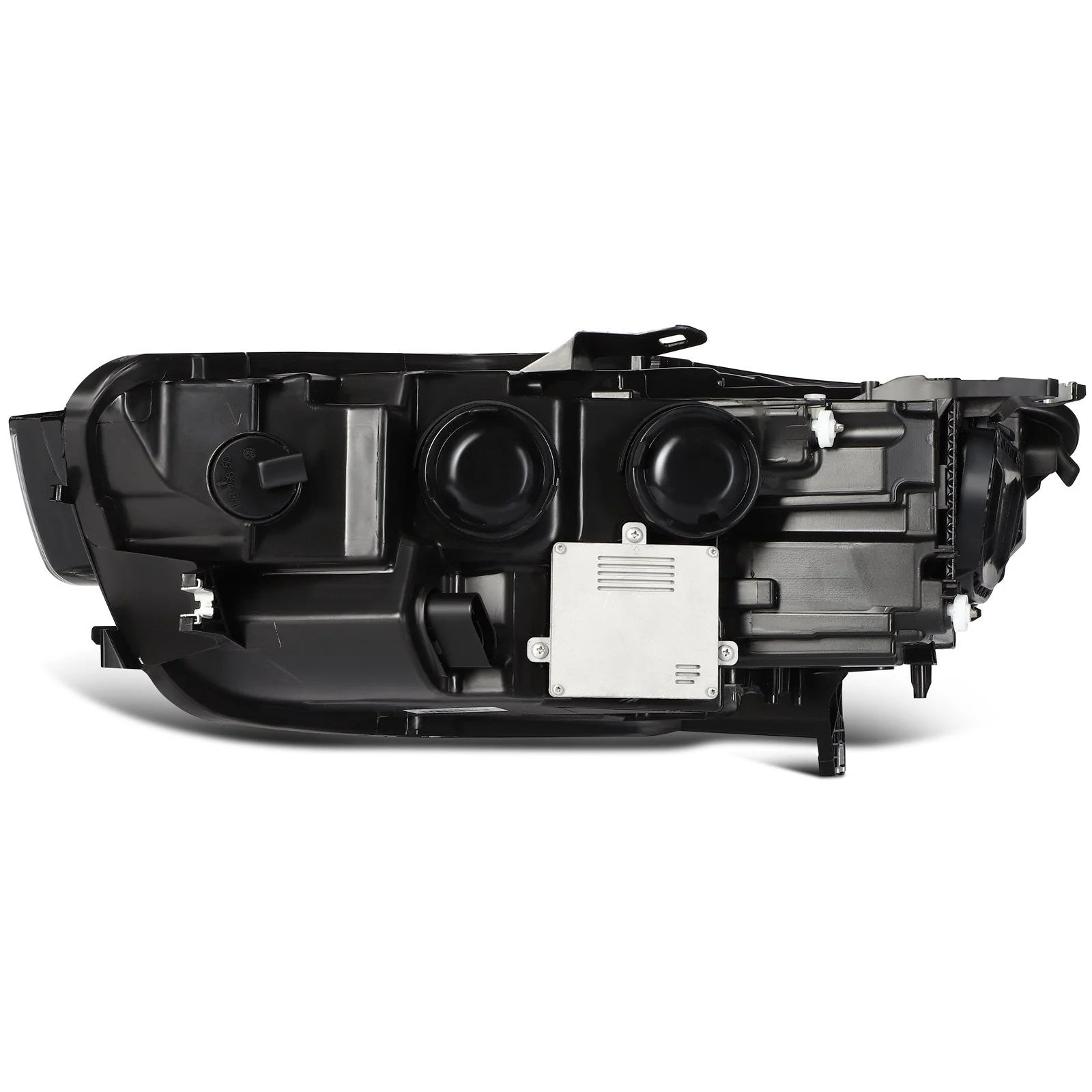Passenger Right Side Headlight For 2012-2015 Audi A6 Quattro A6 Black Amber KOEEP [9]