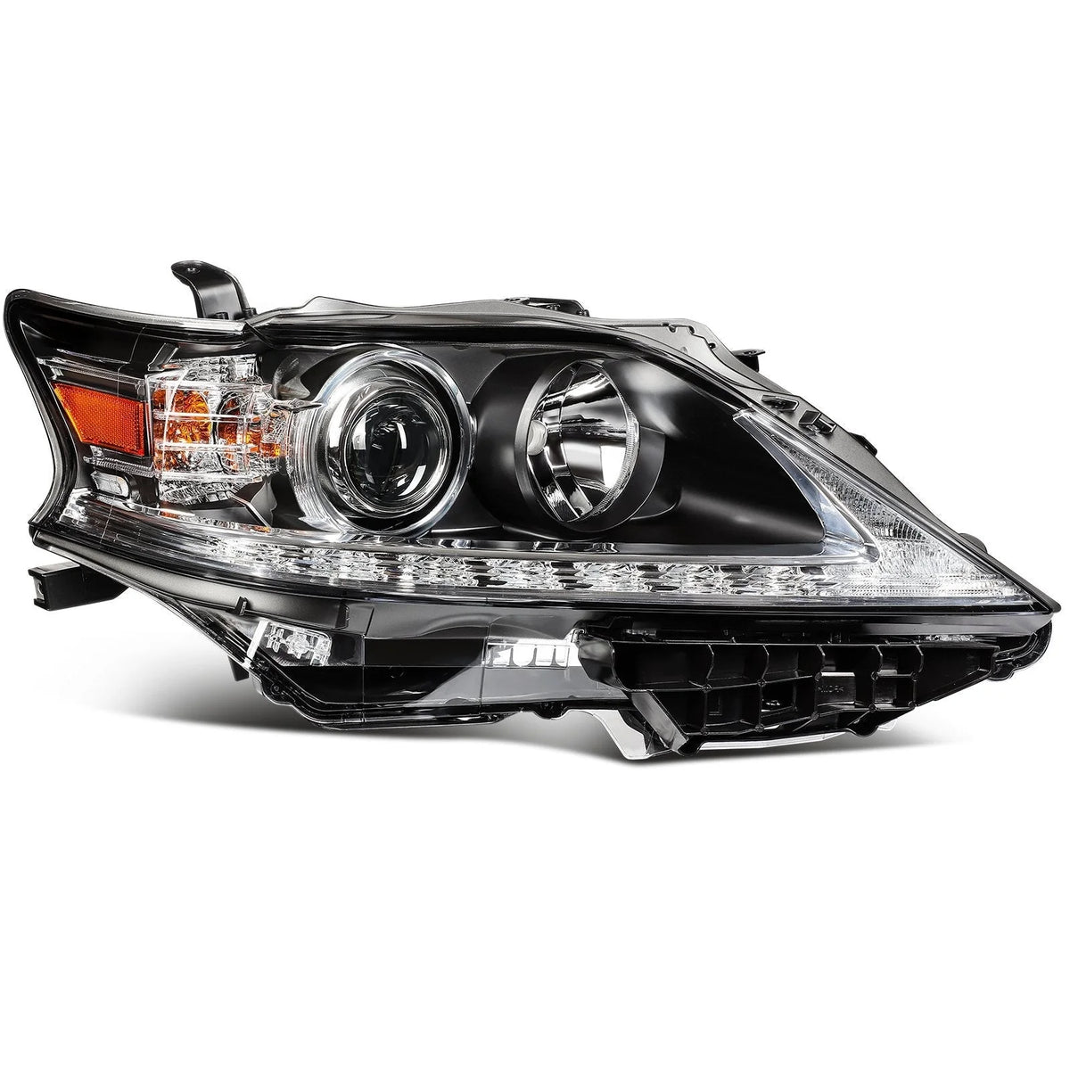 Passenger Right Side Headlight For 2013-2015 Lexus RX350 RX450h 3.5L Black Amber 6B93BC-57 [1]
