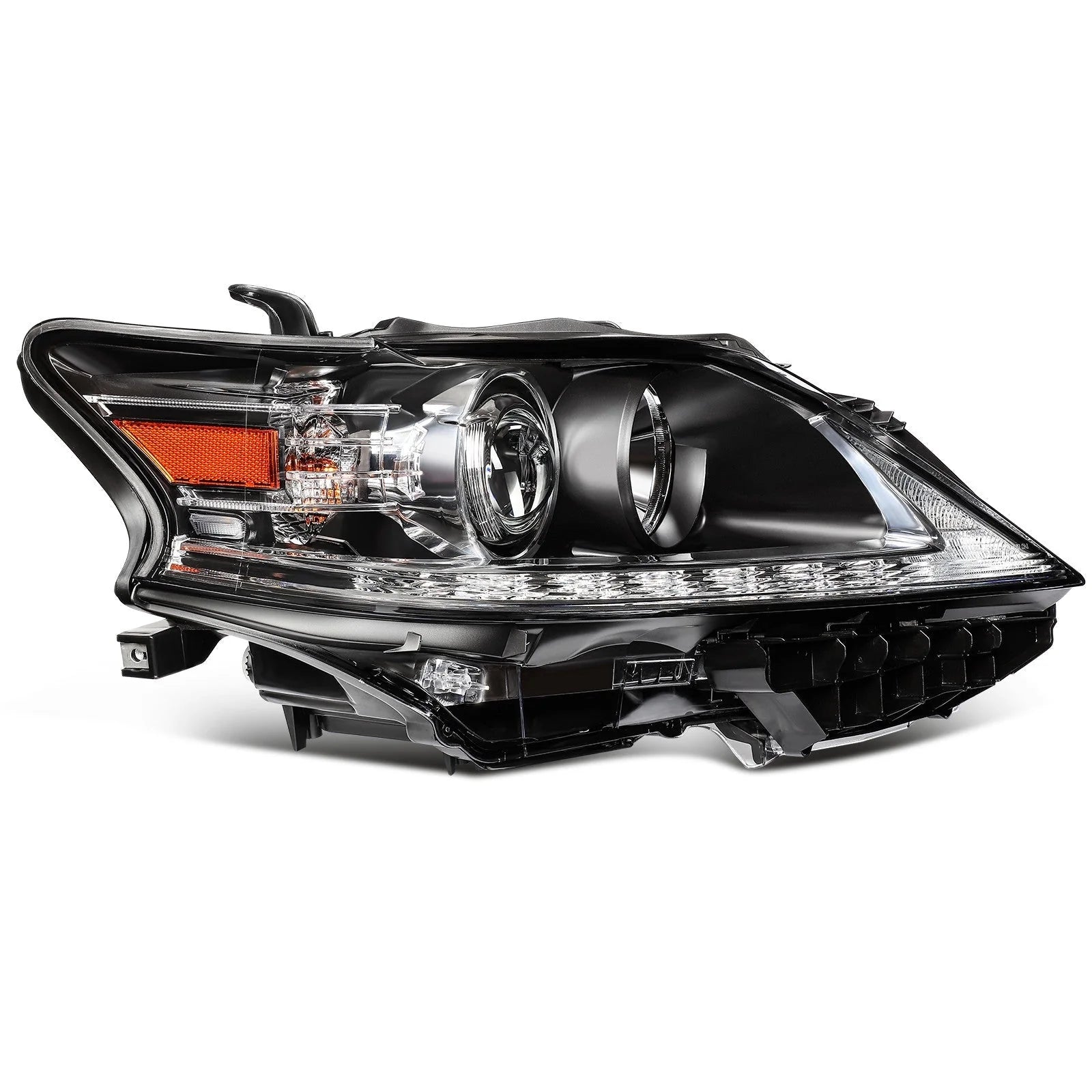 Passenger Right Side Headlight For 2013-2015 Lexus RX350 RX450h 3.5L Black Amber 6B93BC-57 [5]