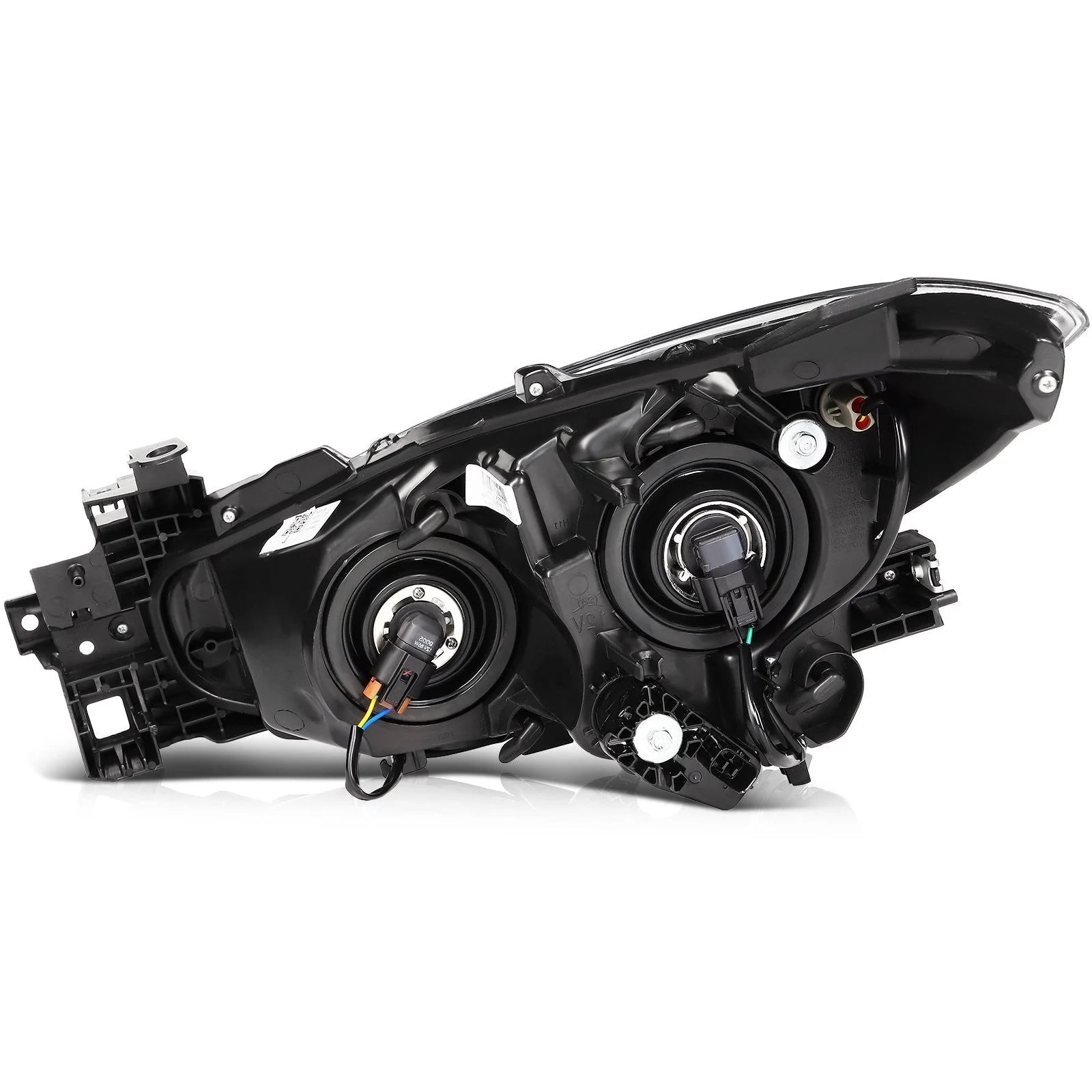 Passenger Right Side Headlight For 2014-2016 Mazda 3 2.0L 2.5L Black Amber 6B93BC-57 [5]