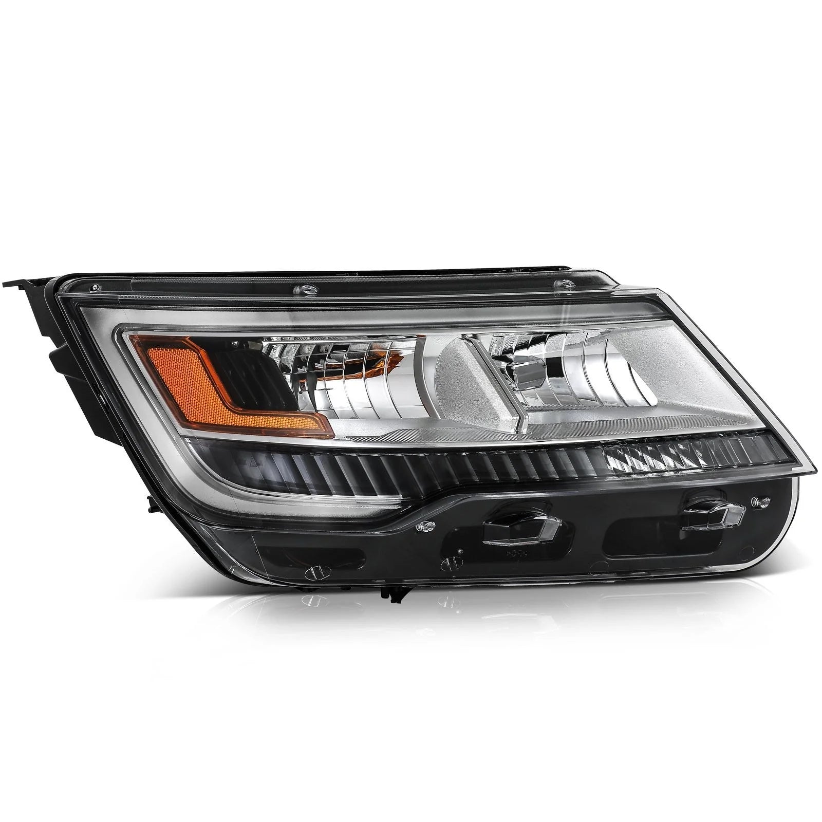 Passenger Right Side Headlight For 2016-2018 Ford Explorer 2.3L 3.5L Black Amber KOEEP [6]