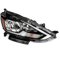 Passenger Right Side Headlight For 2016-2019 Nissan For Sentra 1.8L Black Amber 6B93BC-57 [4]
