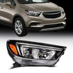 Passenger Right Side Headlight For 2017-2021 Buick Encore 1.4L Black Amber 6B93BC-57 [1]