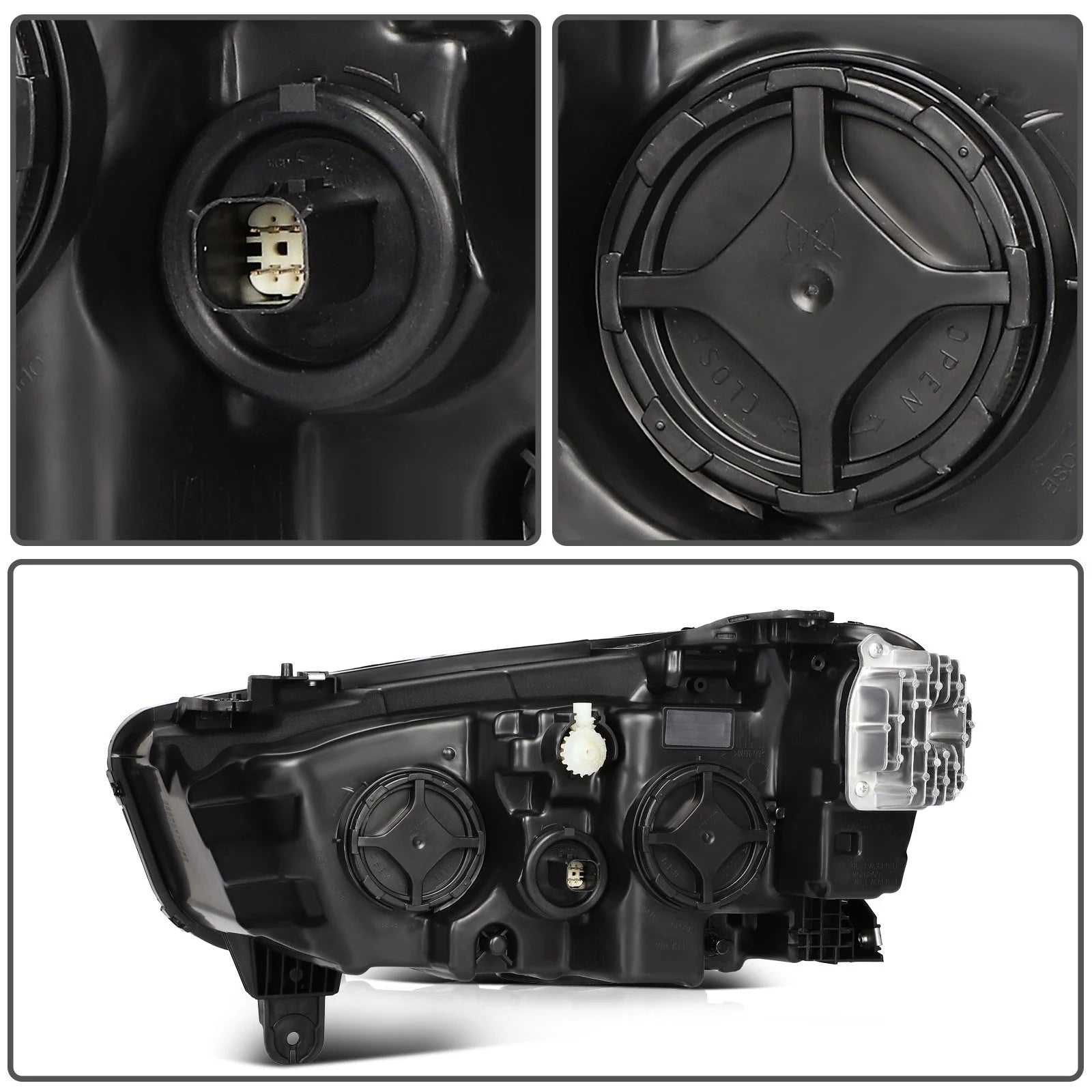 Passenger Right Side LED Headlight For 2020-2023 Buick Encore GX 1.2L 1.3L Black 6B93BC-57 [9]