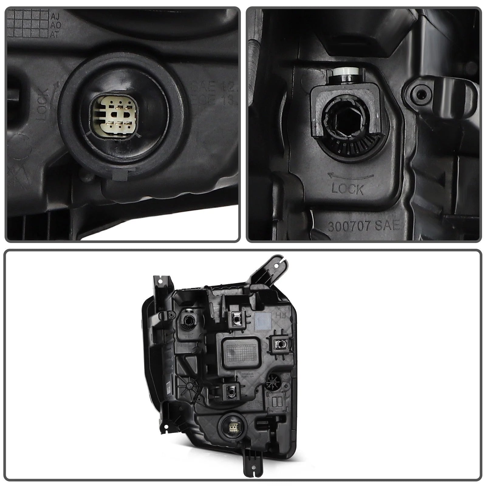Passenger Right Side LED Headlight For 2022-2023 Chevrolet Traverse 3.6L Black 6B93BC-57 [8]