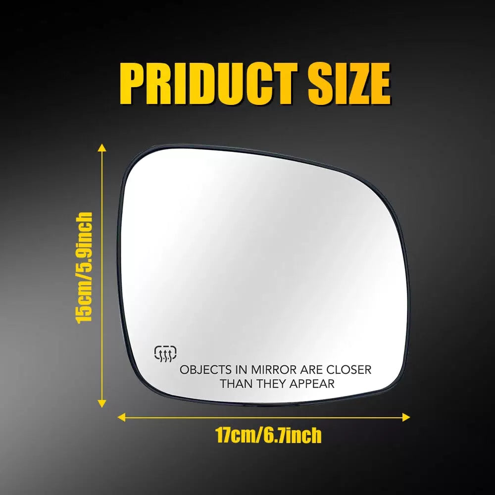 Passenger Right Side View Door Mirror Glass Heated For 08-16 Dodge Grand Caravan 6B93BC-57 [4]