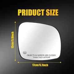 Passenger Right Side View Door Mirror Glass Heated For 08-16 Dodge Grand Caravan 6B93BC-57 [4]