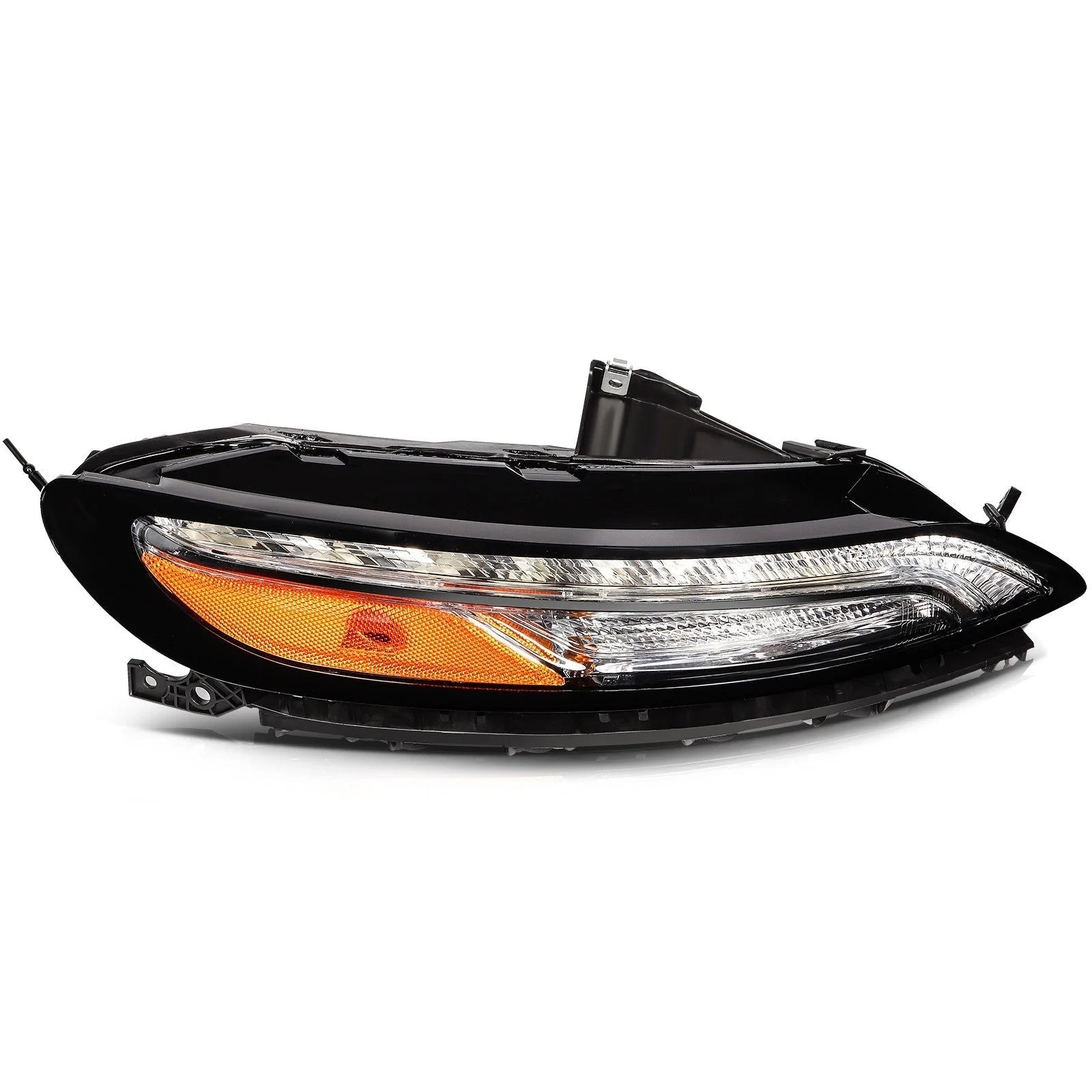 Passenger Side Headlights Assembly For 2018-2014 Jeep Cherokee w/LED DRL KOEEP [6]