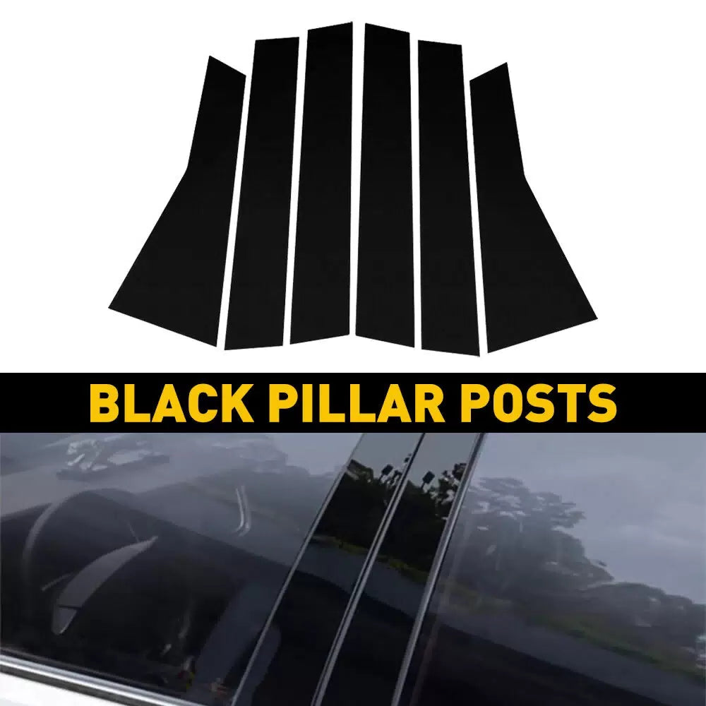 Pillar Posts For 2017-2022 Honda CR-V 6pcs Set Door Trim Cover Replacement EOA 6B93BC-57 [1]