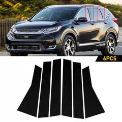 Pillar Posts For 2017-2022 Honda CR-V 6pcs Set Door Trim Cover Replacement EOA 6B93BC-57 [2]