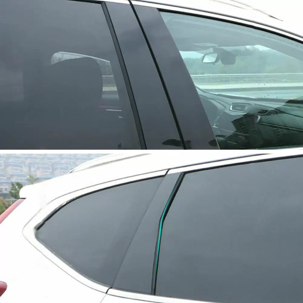Pillar Posts For 2017-2022 Honda CR-V 6pcs Set Door Trim Cover Replacement EOA 6B93BC-57 [7]