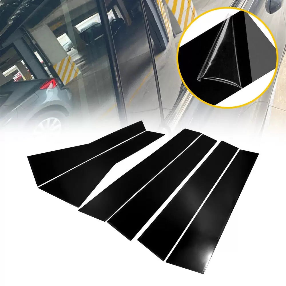 Pillar Posts For 2017-2022 Honda CR-V 6pcs Set Door Trim Cover Replacement EOA 6B93BC-57 [9]
