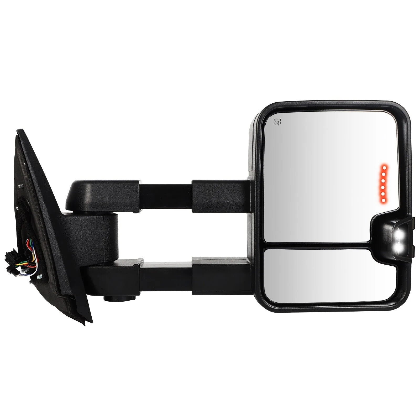 Power Heated Tow Mirrors LED Turn Signal Light For 07-13 Chevry Silverado Sierra 6B93BC-57 [8]