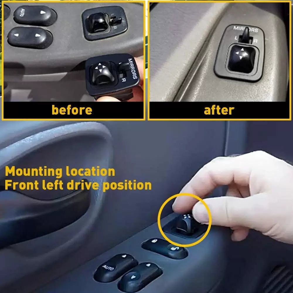 Power Mirror Switch DS1750 for 1999-03 Ford F150 Truck Driver Side Mirror Switch 6B93BC-57 [3]