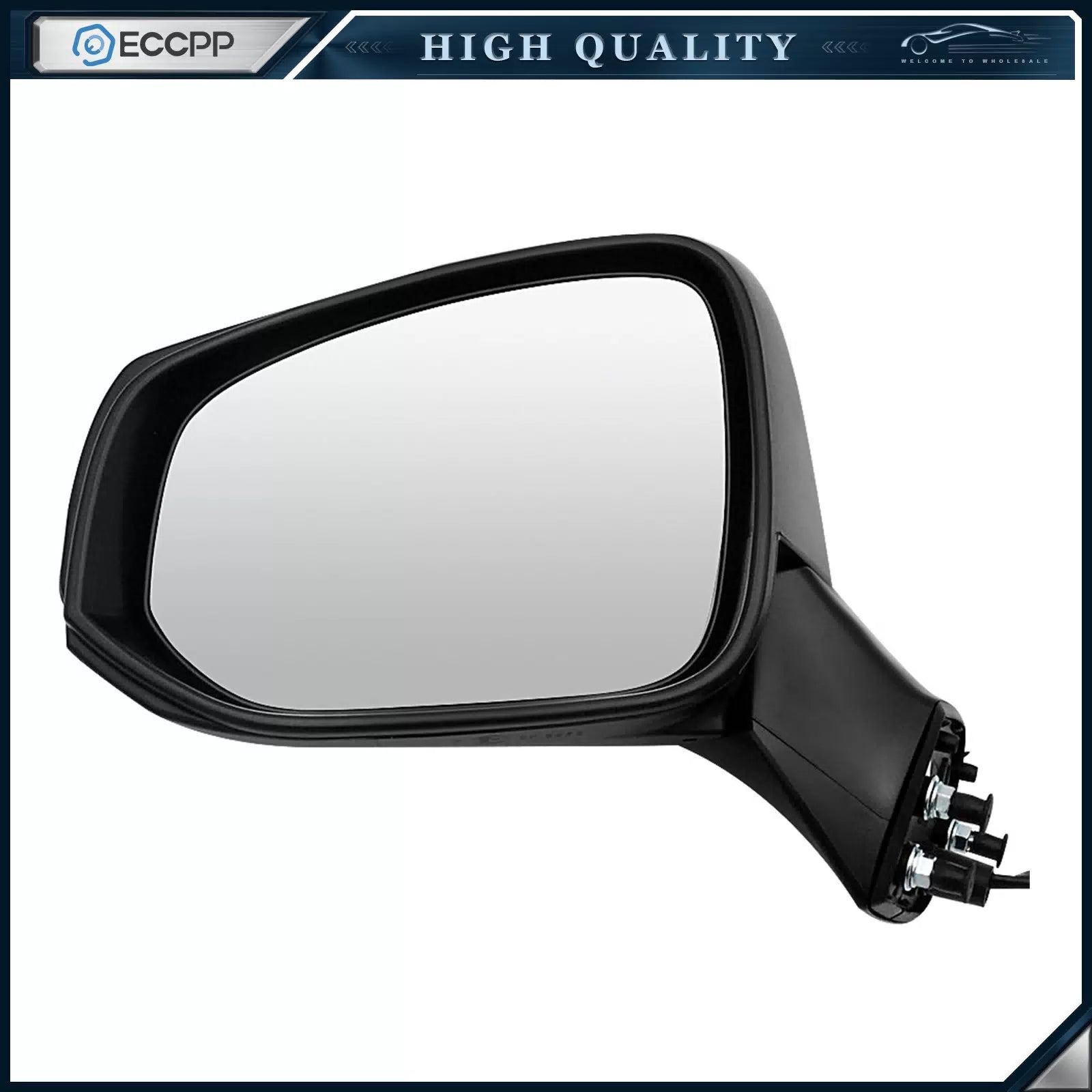 Power Mirror for Toyota RAV4 2019-2022 Driver Side Textured Black 6B93BC-57 [1]