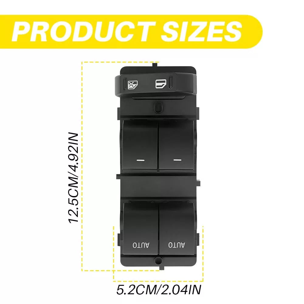 Power Window Control Switch Button for 2011-2014 Ford F-150 BL3Z14529BA DWS1584B 6B93BC-57 [4]