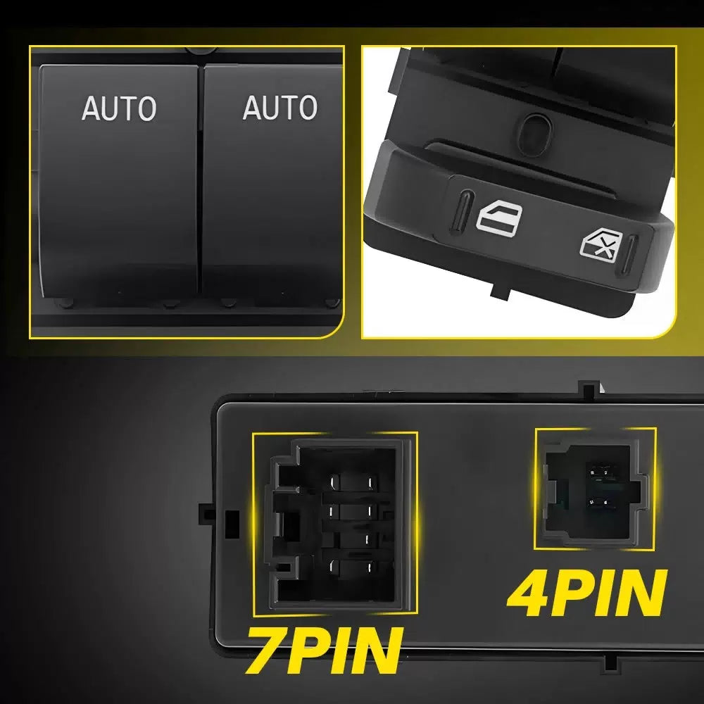 Power Window Control Switch Button for 2011-2014 Ford F-150 BL3Z14529BA DWS1584B 6B93BC-57 [6]