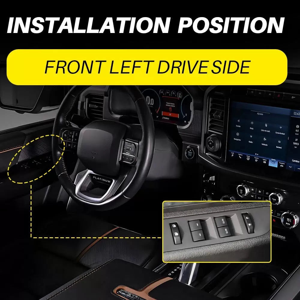 Power Window Control Switch Button for 2011-2014 Ford F-150 BL3Z14529BA DWS1584B 6B93BC-57 [7]