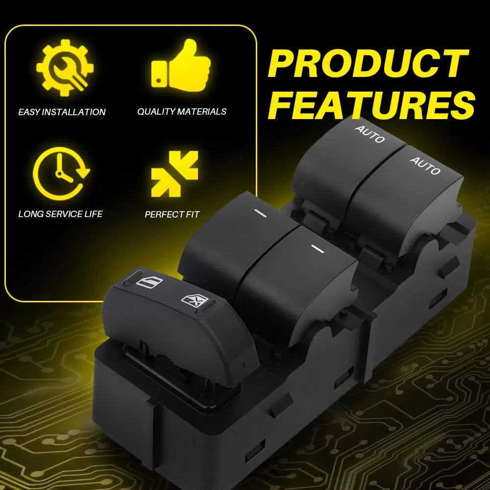 Power Window Control Switch Button for 2011-2014 Ford F-150 BL3Z14529BA DWS1584B 6B93BC-57 [9]