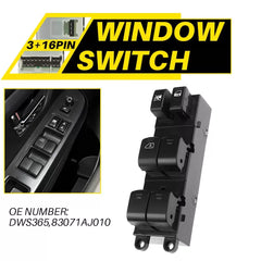 Power Window Switch Front Driver Side For 2010 2011 2012 Subaru Legacy Outback A 6B93BC-57 [1]