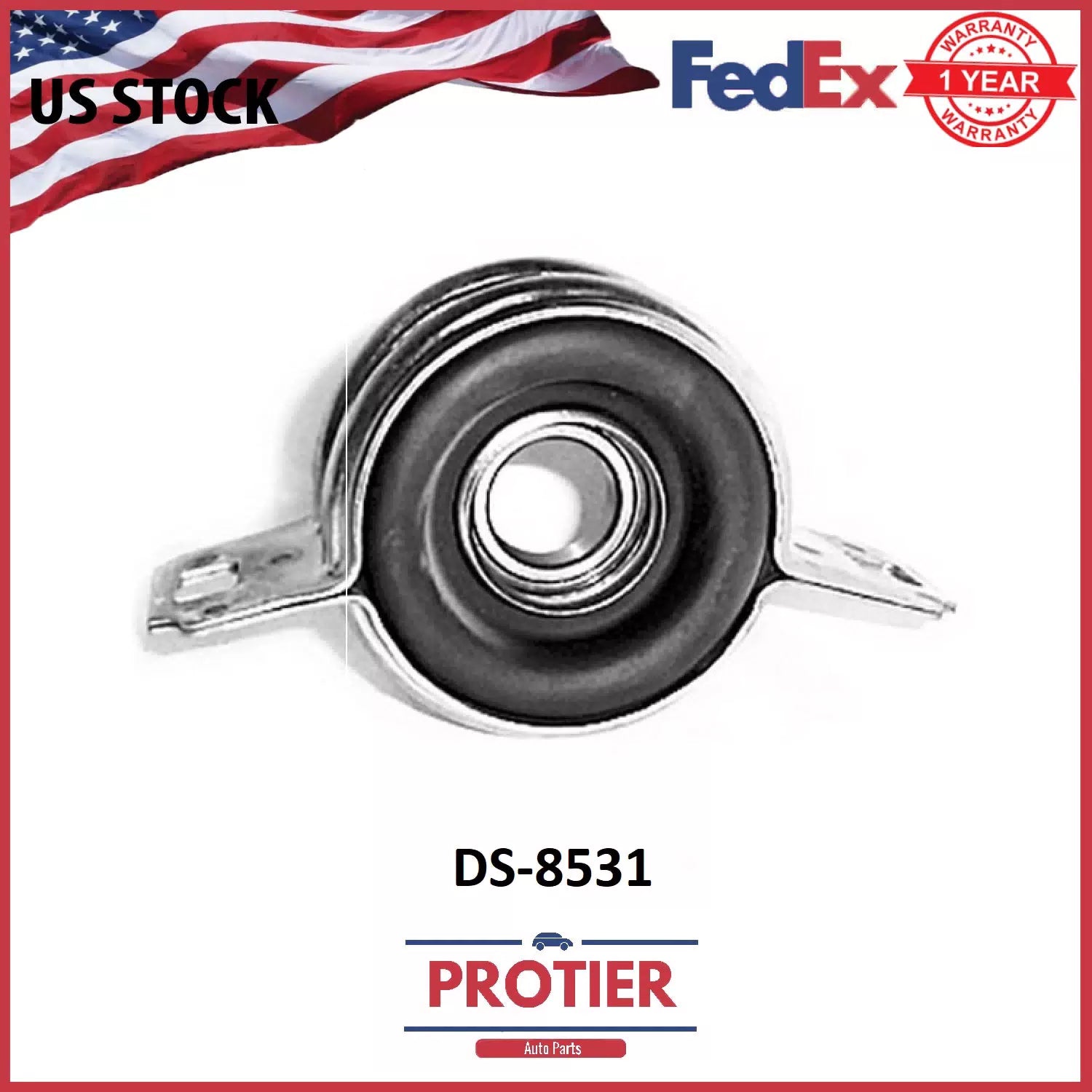 Protier Drive Shaft Center Support Bearing - Part # DS8531 6B93BC-57 [1]