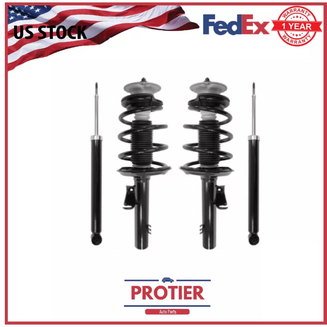 Quick Front Complete Struts & Rear Shocks fit 2004-2010 BMW X3 6B93BC-57 [1]