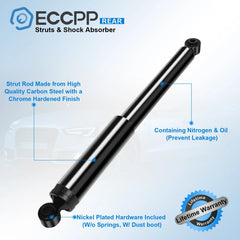 REAR Shock Absorbers Set for 2007 2008 2009-2018 Chevy GMC Silverado Sierra 1500 KOEEP [2]