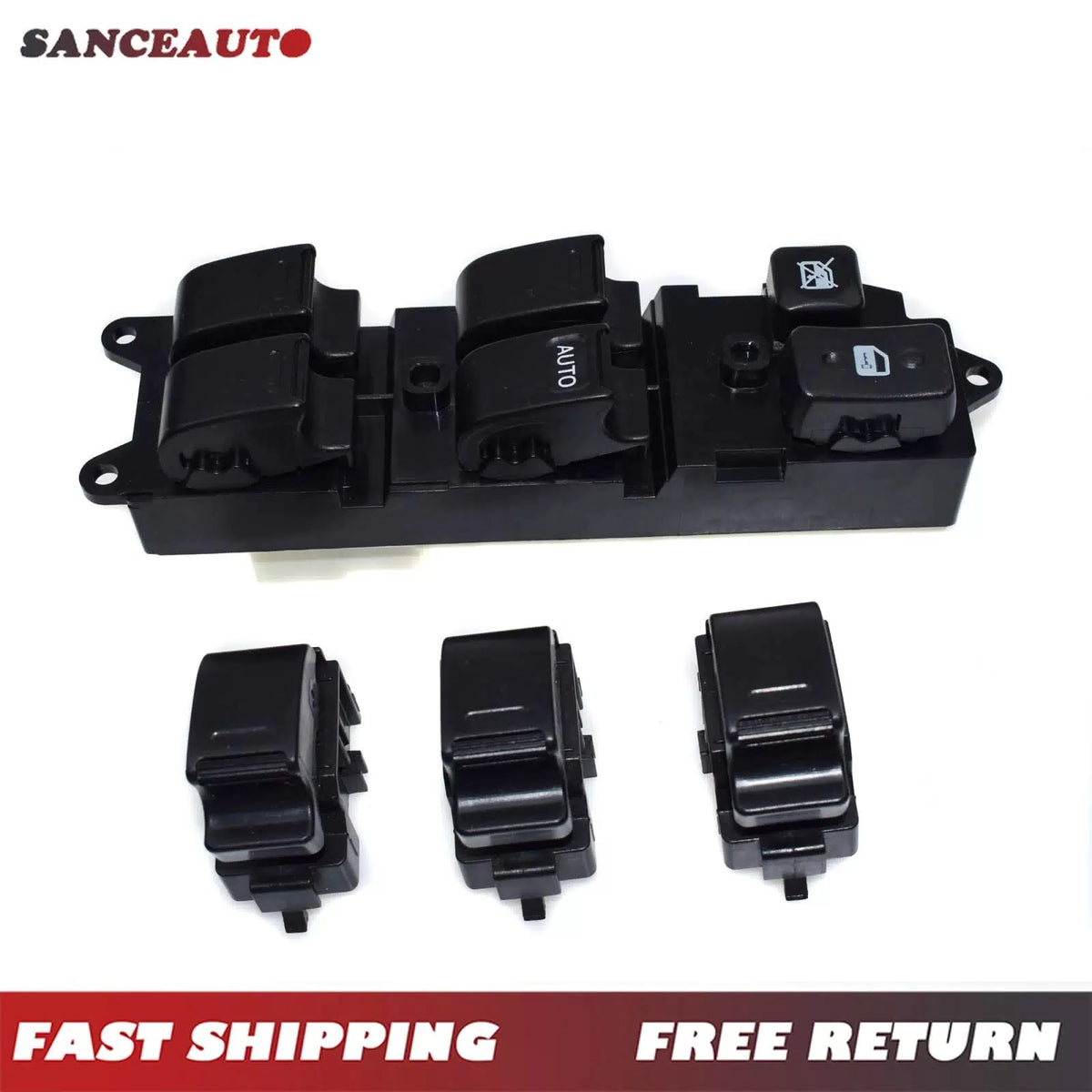 RHD For Toyota Land Cruiser 80 Series 90-98 Power Window Master Switch Set 4PCS 6B93BC-57 [1]