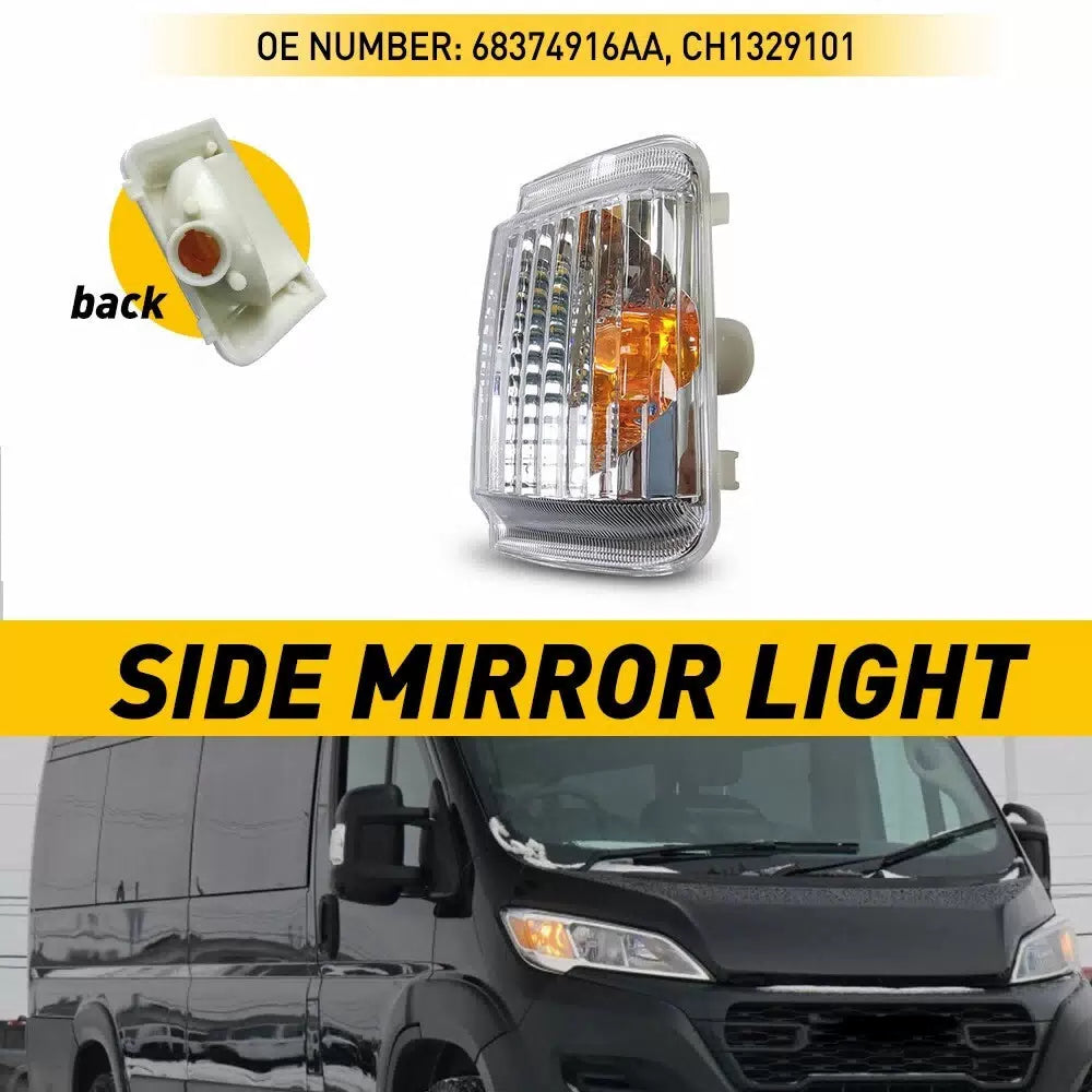 RIGHT MIRROR TURN SIGNAL LIGHT COVER FOR 14-23 RAM PROMASTER 1500 2500 3500 EOA 6B93BC-57 [11]