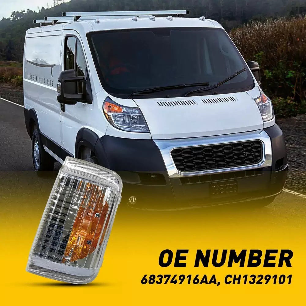 RIGHT MIRROR TURN SIGNAL LIGHT COVER FOR 14-23 RAM PROMASTER 1500 2500 3500 EOA 6B93BC-57 [6]