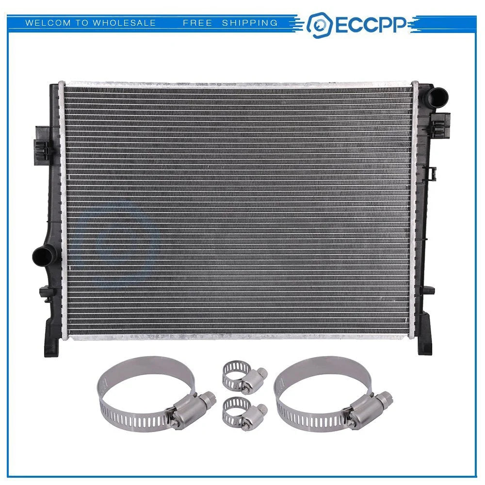 Radiator 13084 with Universal Oil Hose Clamps Kit for 2009-2019 Dodge Journey 6B93BC-57 [1]