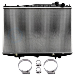 Radiator 2215 with Universal Oil Hose Clamps Kit for 1998-2004 Nissan Frontier 6B93BC-57 [2]