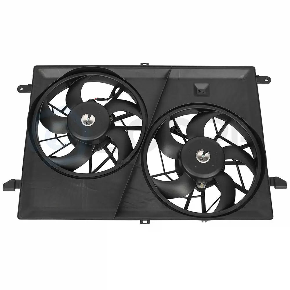 Radiator Condenser Cooling Fan Assembly For 2009 2010-2017 Chevrolet Traverse 6B93BC-57 [3]