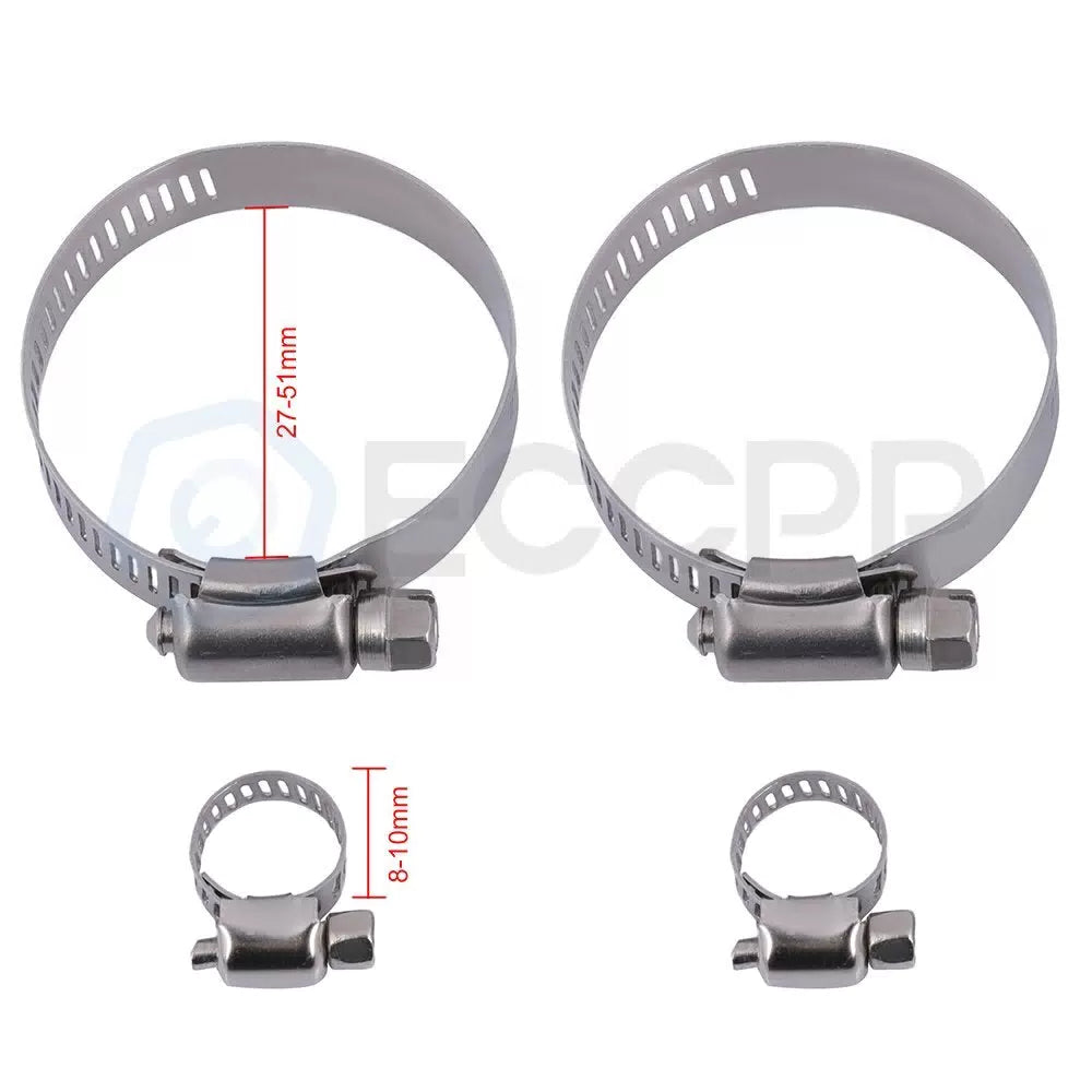 Radiator For 2004-2007 Cadillac CTS with Universal Oil Hose Clamps Kit [11]