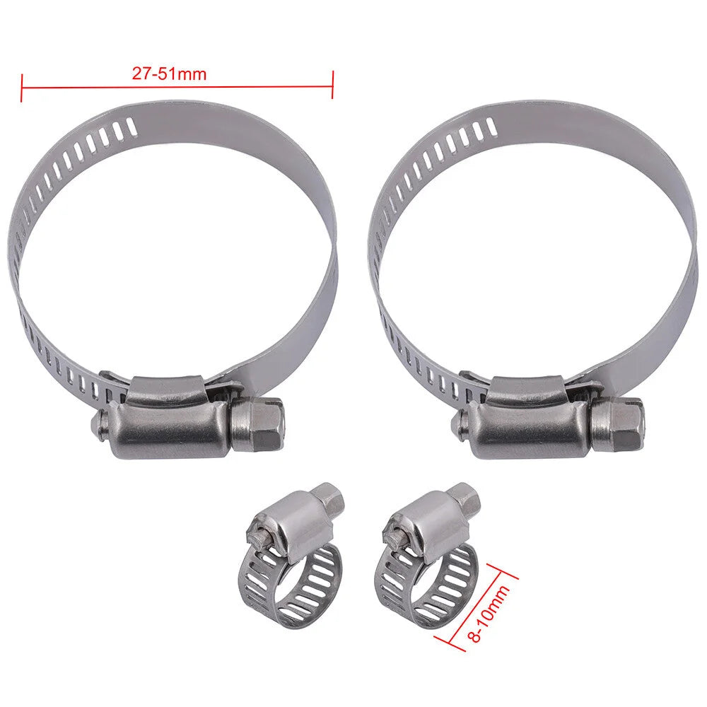 Radiator For 2006-2015 Toyota RAV4 with Universal Oil Hose Clamps Kit CU2891 6B93BC-57 [9]