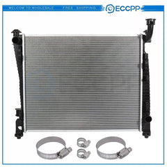 Radiator For 2011-2019 Dodge Durango Jeep Grand Cherokee with Oil Hose Clamp Kit 6B93BC-57 [1]