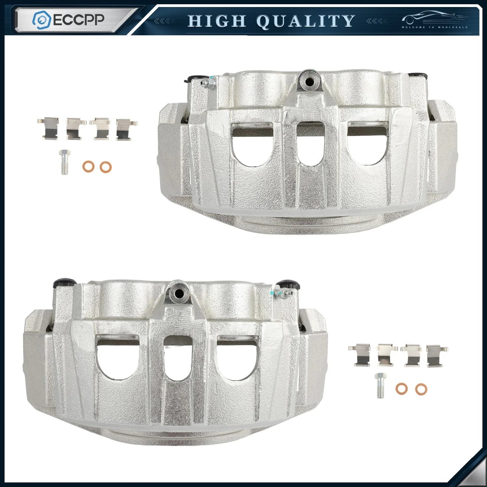 Rear Brake Calipers 2Pcs For 2008-2014 Ford E-150 2008 Ford E-150 Econoline KOEEP [1]