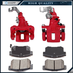 Rear Brake Calipers Brake Pads Set 6Pcs For 1998-2002 2006-2007 Honda Accord 6B93BC-57 [1]