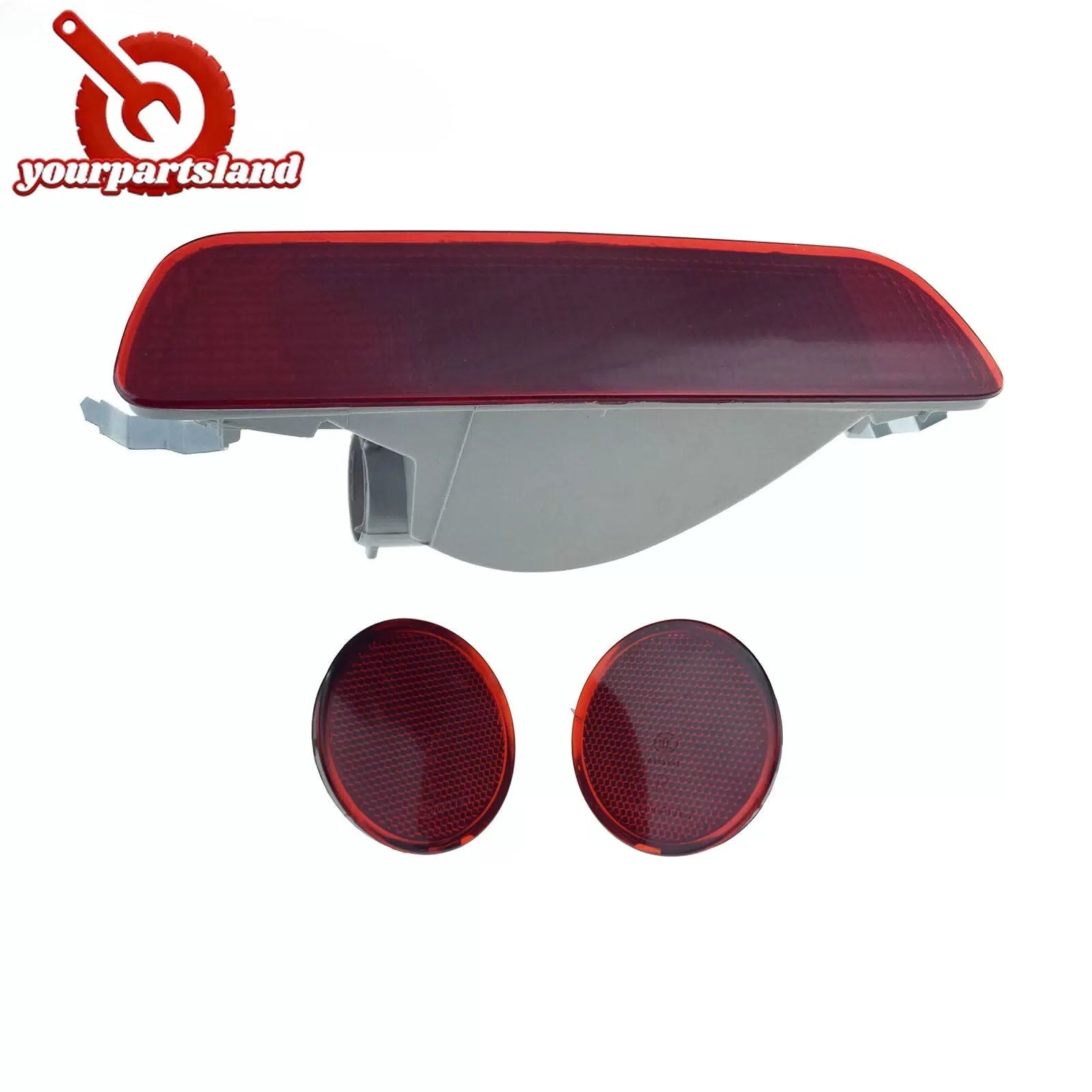 Rear Bumper Reflector Fog Light Fog Lamp 3PCS for Nissan Qashqai J10 2008-2015 6B93BC-57 [1]
