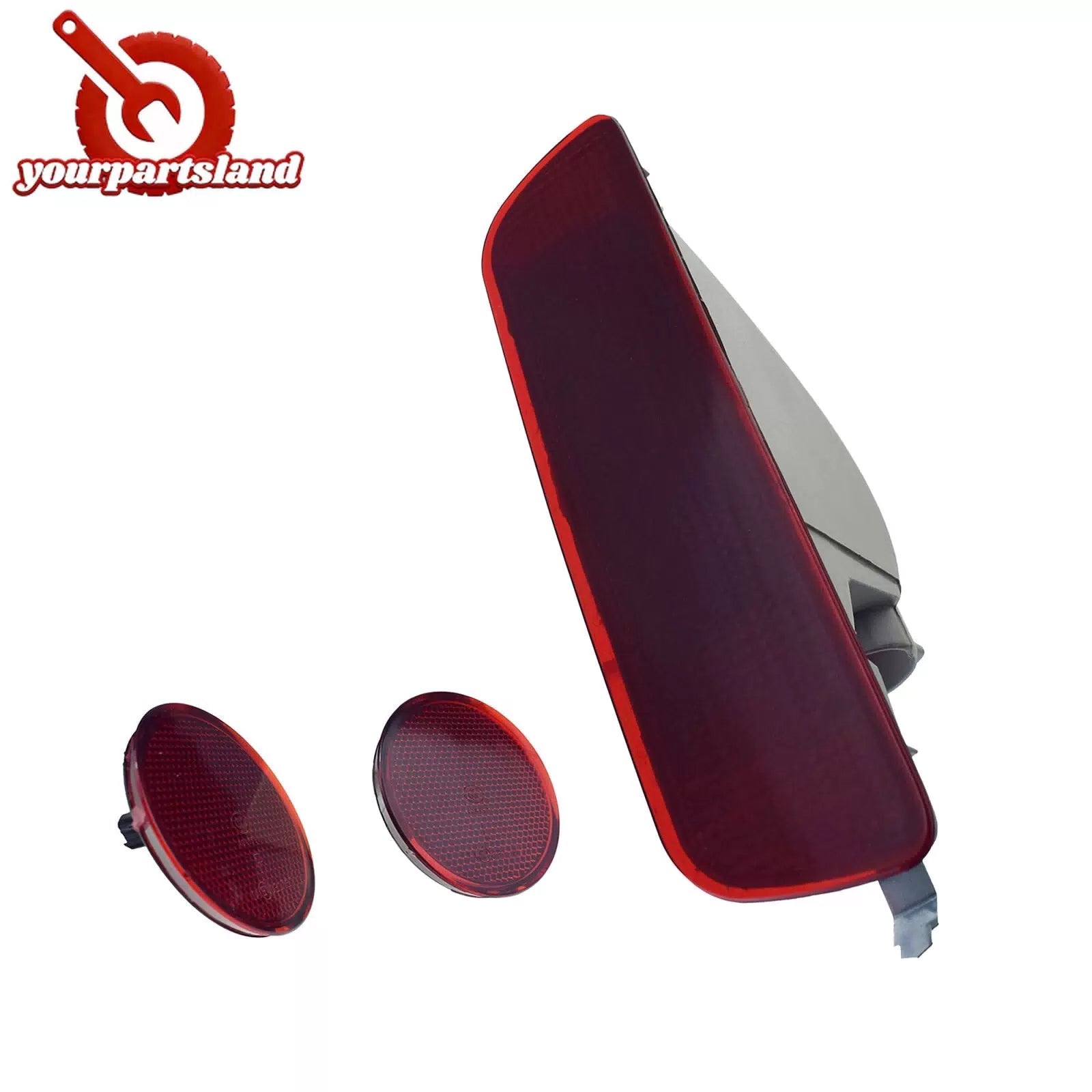 Rear Bumper Reflector Fog Light Fog Lamp 3PCS for Nissan Qashqai J10 2008-2015 6B93BC-57 [7]