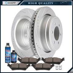 Rear Ceramic Brake Pads And Rotors For 12 13 14 15 16 17 18 Ford F-150 KOEEP [1]