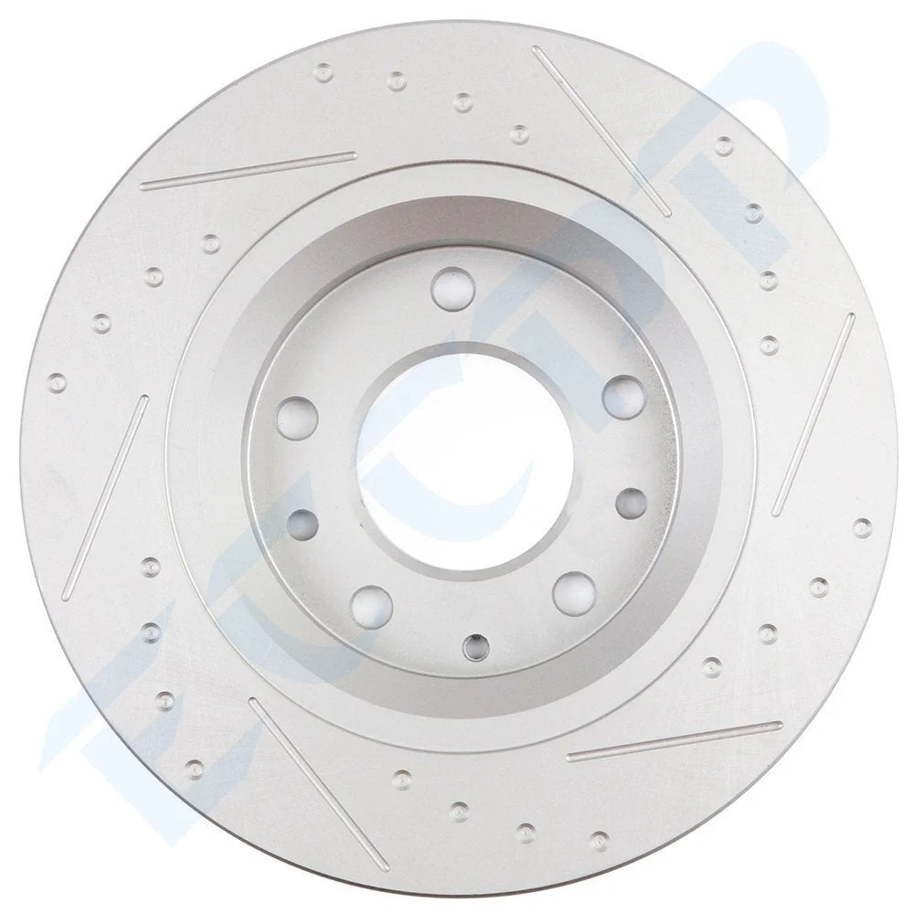 Rear Disc Brake Rotors + Ceramic Brake Pads for 2003 2004 2005 Mazda 6 6B93BC-57 [8]