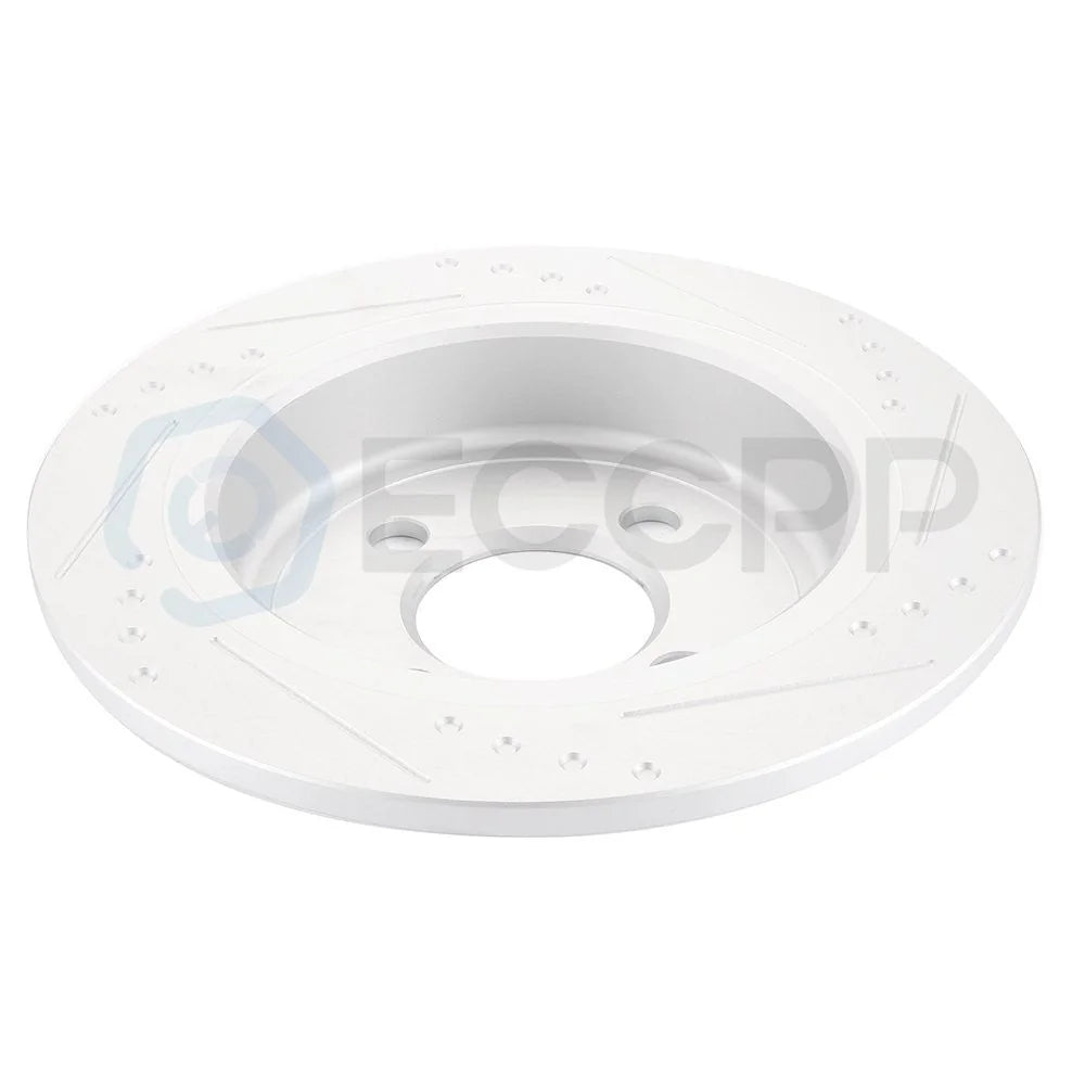 Rear Discs Brake Rotors Set For MINI Cooper 2007 - 2008 Slot and Solid 2pcs 6B93BC-57 [8]
