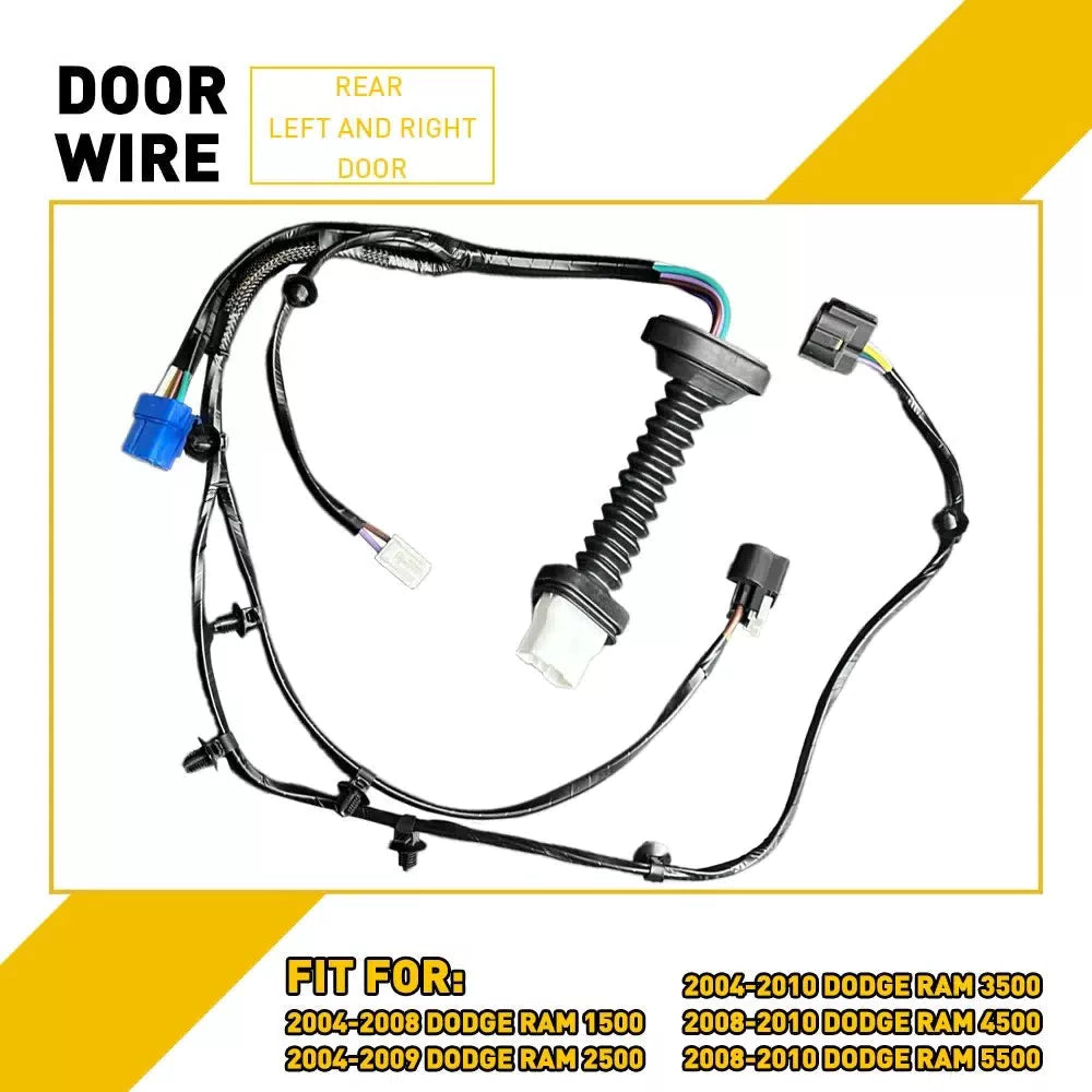 Rear Door Wiring Harness Fits For 2004-2010 Ram Dodge 3500/2500/1500 56051694AA 6B93BC-57 [1]