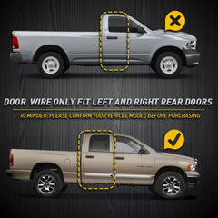 Rear Door Wiring Harness Fits For 2004-2010 Ram Dodge 3500/2500/1500 56051694AA 6B93BC-57 [4]